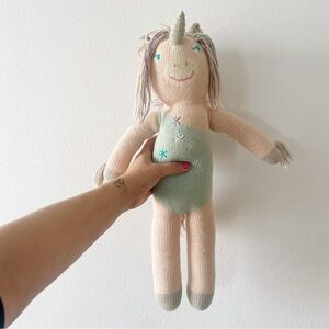 BLABLA | Knit Confetti Unicorn Doll Regular | 18”